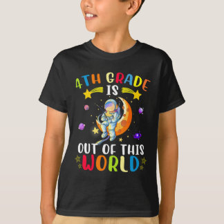 4e leerjaar is buiten deze wereld astronaut terug  t-shirt