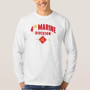4e Marine Divisie "Fighting Fourth" Long T-shirt