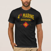4e Marine Divisie "Vechten Vierde" T-shirt (Voorkant)