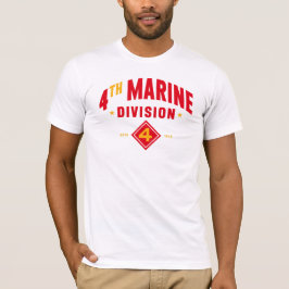 4e Marine Divisie "Vechten Vierde" T-shirt