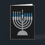 4e nacht Hanukkah Glitter Card Bedankkaart<br><div class="desc">Hanukkah 2022 begint in de avond van zondag 18 december en eindigt in de avond van maandag 26 december</div>