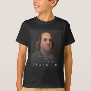 4e Oprichtende Vader Ben Benjamin Franklin T-shirt