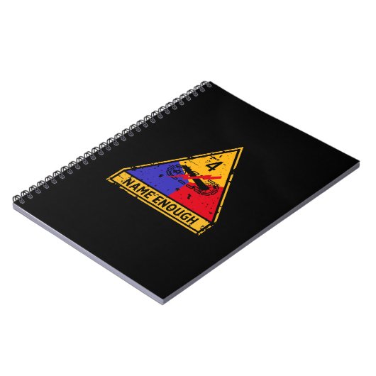 4e pantserdivisie "Name Enough" Notitieboek (Linkerzijde)