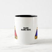 4e pantserdivisie "Name Enough" Tweekleurige Koffiemok (Center)