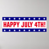 4e partijenbanner JULY Poster (Voorkant)