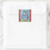 4E PATRIOTISCHE ROOSTER STICKERS Squ * Datablad (Tas)