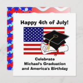 4e Pet van de graduatiepartij juli Kaart (Voorkant / Achterkant)