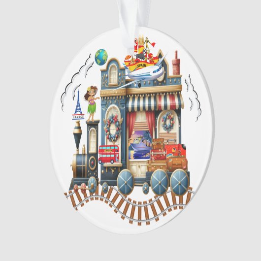 4e Precious All Occasion TRAVEL Ornament (voorkant)