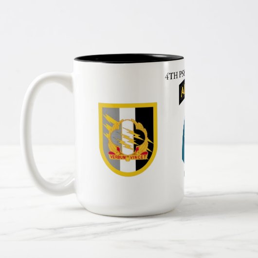 4e PSYOPS-GROEP (ABN)  Tweekleurige Koffiemok (Links)