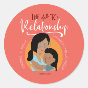 4e R-sticker - Versie 1 Ronde Sticker