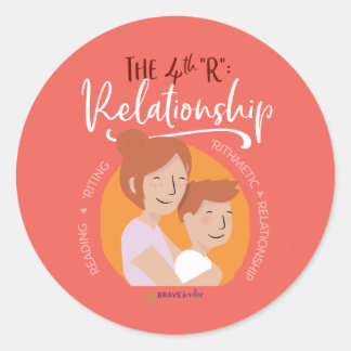 4e R-sticker - Versie 4 Ronde Sticker