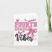 4e sfeer van de vierde klas terug naar school Coqu Kaart (Voorkant)