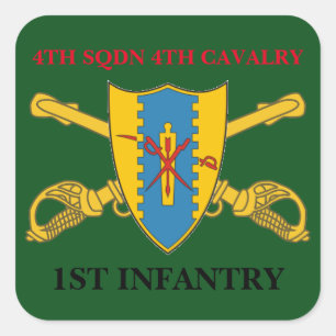 4E SQUADRON 4E CAVALERIE 1E INFANTERIE STICKERS