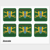 4E SQUADRON 4E CAVALERIE 1E INFANTERIE STICKERS (Vel)