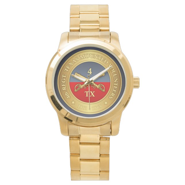 4e Texas Cavalry Horloge (Voorkant)