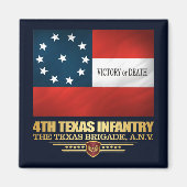 4e Texas Infantry Magneet (Voorkant)