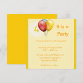 4e uitnodiging (Voorkant / Achterkant)