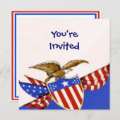 4e uitnodiging van de BBQ van juli (Voorkant / Achterkant)