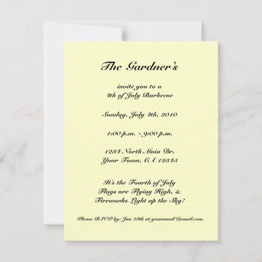 4e uitnodiging van de BBQ van juli (Achterkant)