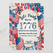 4e uitnodiging van juli (Voorkant / Achterkant)