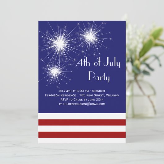 4e uitnodiging van juli (Staand voorkant)