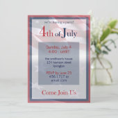 4e uitnodiging van juli (Staand voorkant)