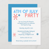 4e uitnodiging van juli (Voorkant / Achterkant)