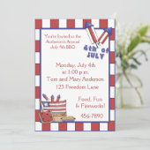 4e uitnodiging van juli (Staand voorkant)