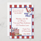 4e uitnodiging van juli (Voorkant / Achterkant)