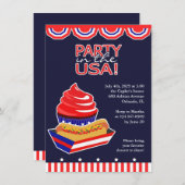 4e uitnodiging van juli (Voorkant / Achterkant)