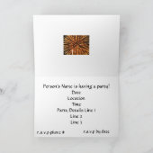 4e van de Sjabloon van de Uitnodiging van de Parti (Binnen)