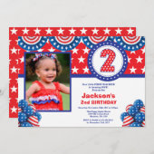 4e van de tweede uitnodiging van de Tweede verjaar (Voorkant / Achterkant)