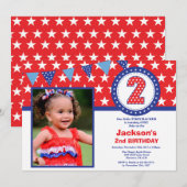 4e van de tweede uitnodiging van de Tweede verjaar (Voorkant / Achterkant)