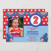 4e van de tweede uitnodiging van de Tweede verjaar (Voorkant / Achterkant)