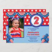 4e van de tweede uitnodiging van de Tweede verjaar (Voorkant / Achterkant)