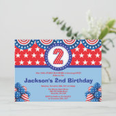 4e van de tweede uitnodiging van de Tweede verjaar (Staand voorkant)