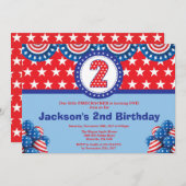 4e van de tweede uitnodiging van de Tweede verjaar (Voorkant / Achterkant)