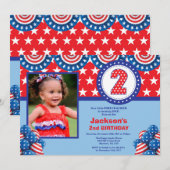 4e van de tweede uitnodiging van de Tweede verjaar (Voorkant / Achterkant)