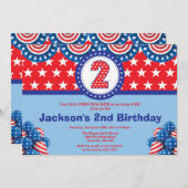 4e van de tweede uitnodiging van de Tweede verjaar (Voorkant / Achterkant)