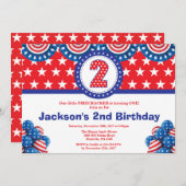 4e van de tweede uitnodiging van de Tweede verjaar (Voorkant / Achterkant)