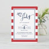 4e van de uitnodiging van de partij van JULI (Staand voorkant)