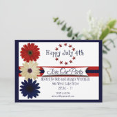 4e van de uitnodigingen van juli (Staand voorkant)