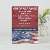 4e van de uitnodigingen van juli (Staand voorkant)