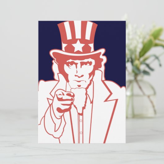 4e van de uitnodigingen van juli (Staand voorkant)