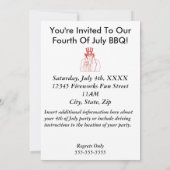 4e van de uitnodigingen van juli (Achterkant)