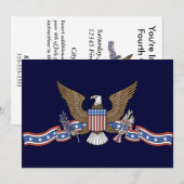 4e van de uitnodigingen van juli (Voorkant / Achterkant)