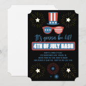 4e van de uitnodigingen van juli (Voorkant / Achterkant)