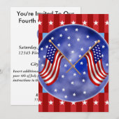 4e van de uitnodigingen van juli (Voorkant / Achterkant)