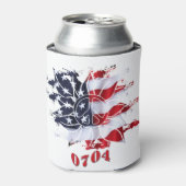 4e van de vredesventilator van juli blikjeskoeler (Blikje Voorkant)