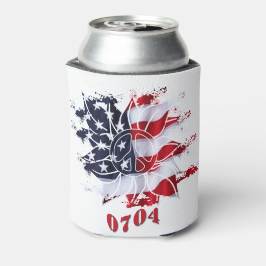 4e van de vredesventilator van juli blikjeskoeler (Blikje Achterkant)